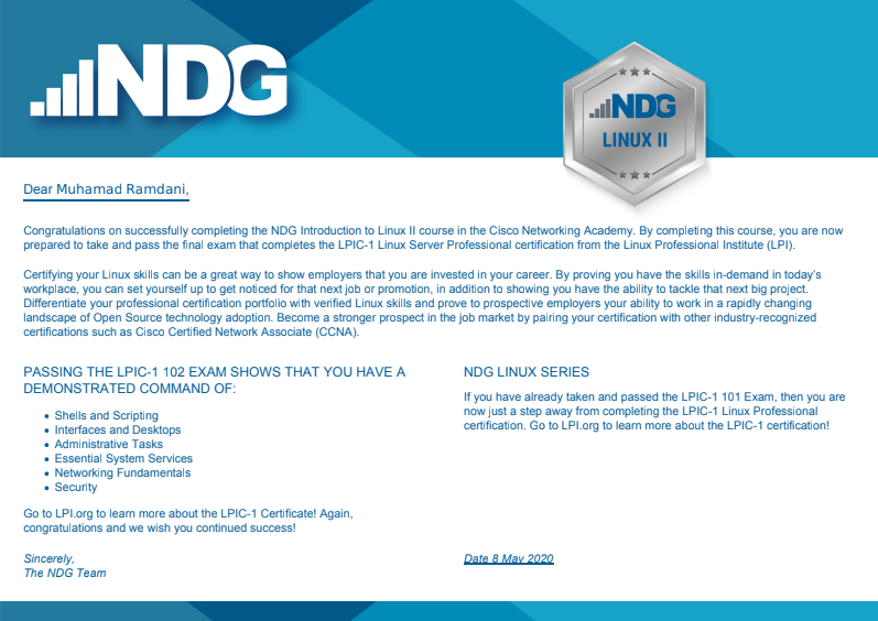 NDG Linux II